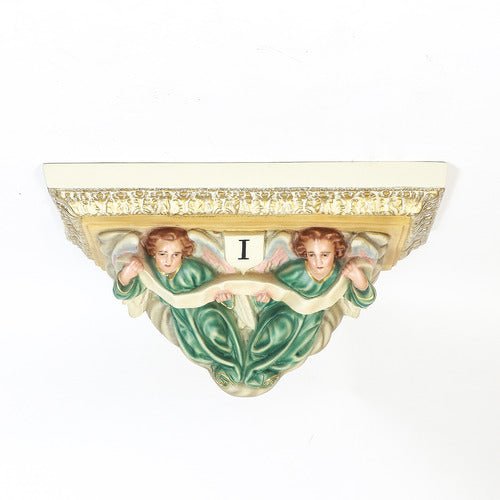 Angel Crucifixion Catholic Bracket (10 - Inch) Side View