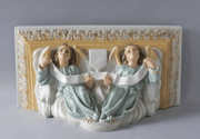 Angel Crucifixion Catholic Bracket (10 - Inch) Other Angle