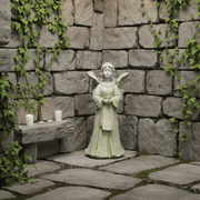 Angel Fairy Statue With Planter (19 - Inch) Side Angle