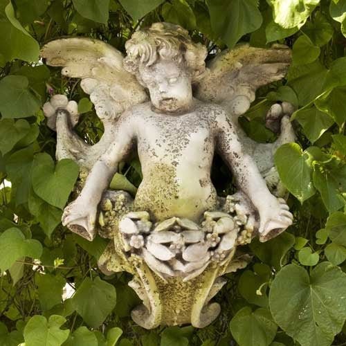 Angel Garden Plaque Looking Right (21.0 - Inch) (21.0 - Inch)