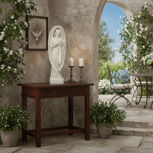 Angel Garden Statue With Large Wings (34-Inch)