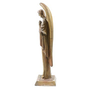 Angel in prayer Outdoor Statue (40 - Inch) Side Angle View