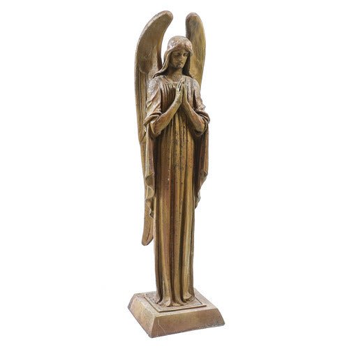 Angel in prayer Outdoor Statue (40 - Inch) Side View