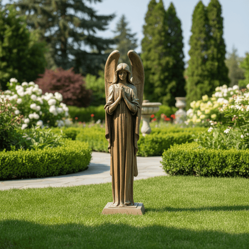 Angel in prayer Outdoor Statue (40 - Inch)