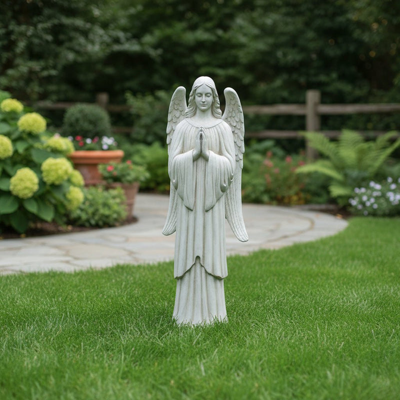 Angel Of Prayer Outdoor Statue (61 - Inch)
