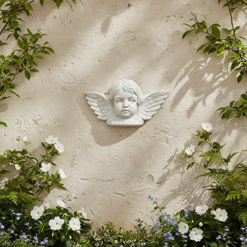 Angel Wing Outdoor Plaque (28.0 - Inch) Side Angle