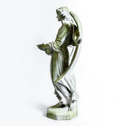 Angel With Bowl Outdoor Statue (60 - Inch) Different Angle