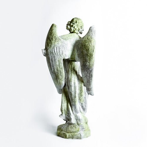 Angel With Bowl Outdoor Statue (60 - Inch) Other Angle