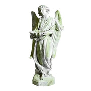 Angel With Bowl Outdoor Statue (60 - Inch) Side View