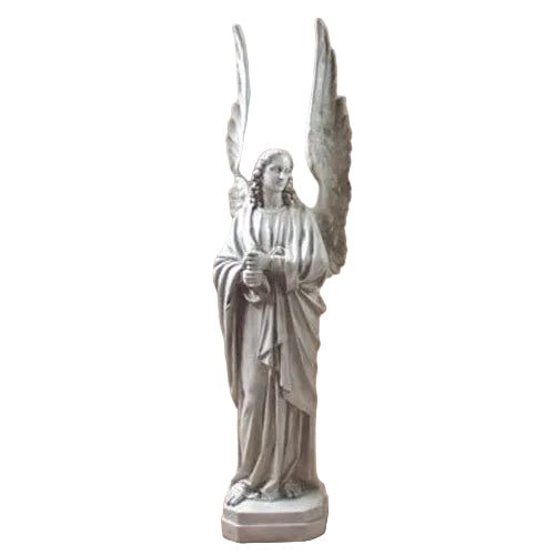 Angel With Large Wings Prayer Statue (89 - Inch) Side View