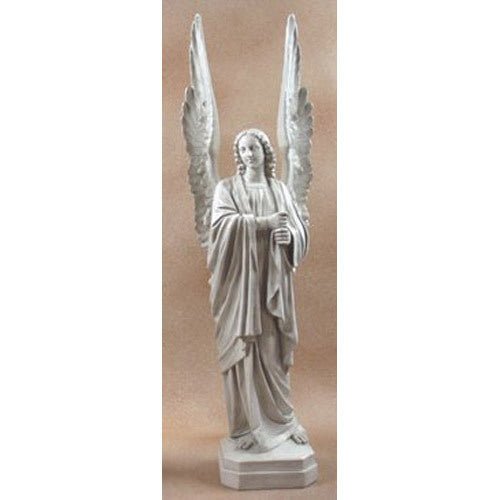 Angel With Large Wings Prayer Statue (89 - Inch)