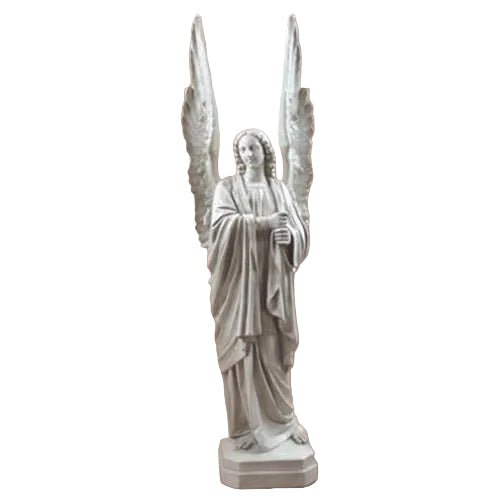 Angel With Large Wings Prayer Statue (89 - Inch) Side View