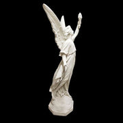 Angel With Torch Outdoor Statue (64 - Inch) Different Angle