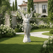 Angel With Torch Outdoor Statue (64 - Inch)