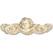 Angelic Scroll Outdoor Statue (13 - Inch) Side View