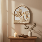 Angels of the Sea Religious Statue (10 - Inch) Side Angle