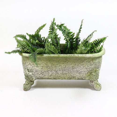 Antique Bathtub Planter (10.5 - Inch) Side Angle