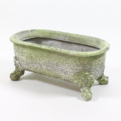 Antique Bathtub Planter (10.5 - Inch) Different Angle