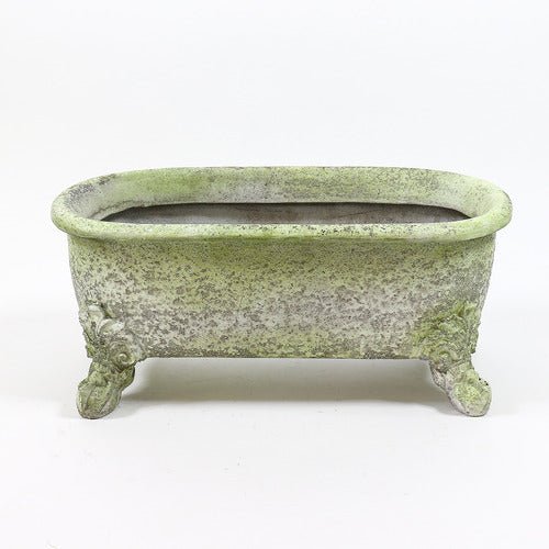 Antique Bathtub Planter (10.5 - Inch) Side View