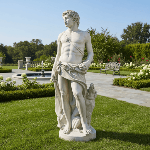 Apollo Of Hunt With Dog Statue (108-Inch)