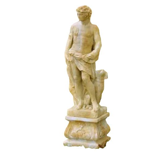 Apollo Of Hunt With Dog Statue (43-Inch)