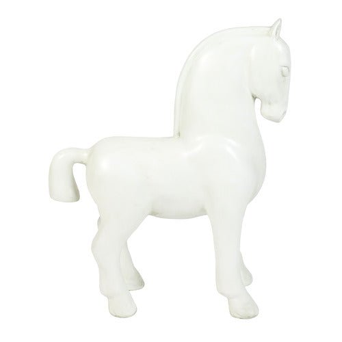 Arabian Horse Garden Statue (27 - Inch) Side View