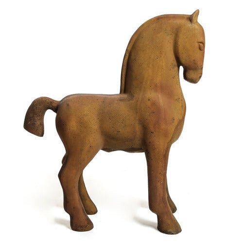 Arabian Horse Garden Statue (27 - Inch) Side View