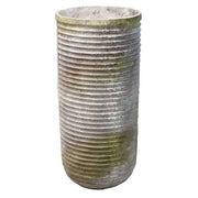 Archangel Ribbed Cylinder Outdoor Statue (44 - Inch)