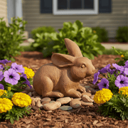 Baby Boy Bunnystatue (7 - Inch) Side Angle