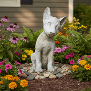 Baby Fox Garden Statue (17.5 - Inch) Side Angle