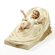 Baby Jesus in Manger Statue (9 - Inch) Other Angle