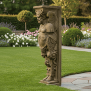 Bacchanalian Pedestal Statue (47 - Inch) Side Angle