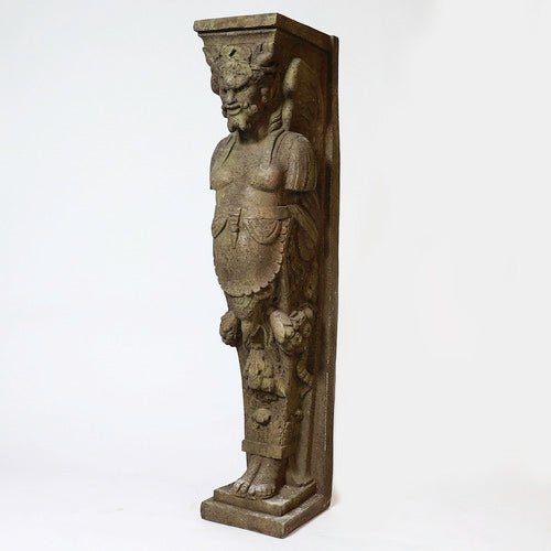 Bacchanalian Pedestal Statue (47 - Inch) Different Angle