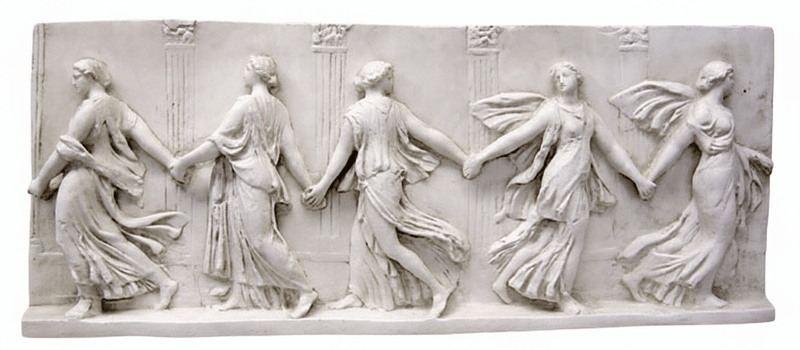 Bacchantes Dancing Frieze (17 - Inch)