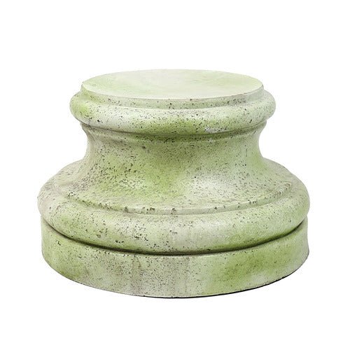 Baroque Pedestal Base Statue (12 - Inch) Side Angle