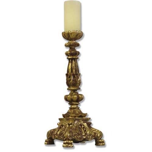 Baroque Religious Candleholder Statue (20 - Inch)