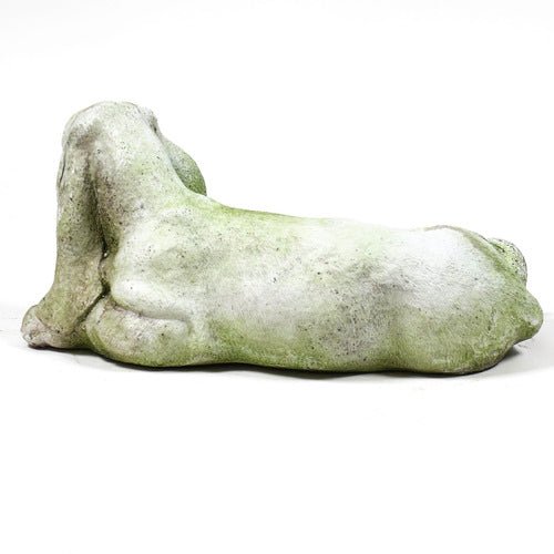 Basset Hound Dog Garden Statue (7.3 - Inch) Different Angle