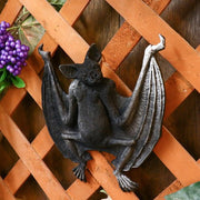 Bat Gothic Outdoor Plaque (9.0 - Inch)
