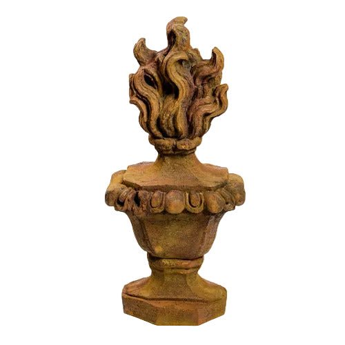 Belgian Finial Outdoor Statue (33 - Inch) Side View