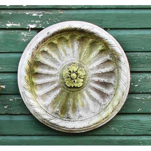 Belmont Medallion Outdoor Plaque (20.0 - Inch) Side Angle