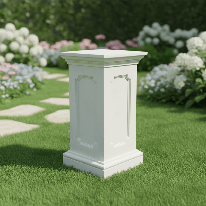 Ben Hur Square Pedestal Statue (59 - Inch) Side Angle