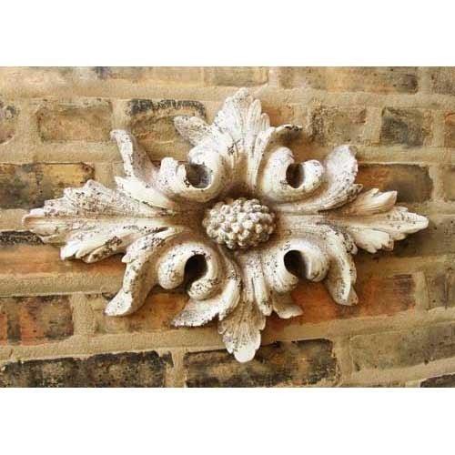 Berries in Flower Leaves Outdoor Statue (13 - Inch) Different Angle