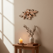 Berries in Flower Leaves Outdoor Statue (13 - Inch)