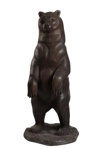 Big Brown Bear Garden Statue (59 - Inch) Side View