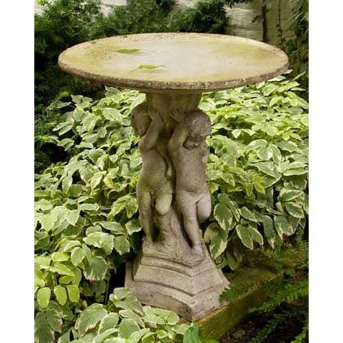 Birdbath Bella Bimmbi Statue (22 - Inch) Side Angle