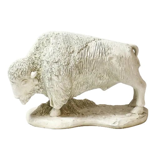 Bison Buffalo Garden Statue (16-Inch)