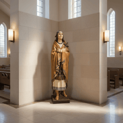 Blessed Kateri Tekakwitha Statue (60 - Inch) Side Angle