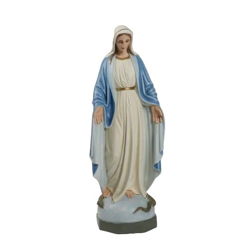Blessed Virgin Mary Religious Statue (36 - Inch) Side View