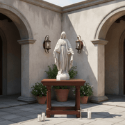 Blessed Virgin Mary Statue (42 - Inch) Side Angle