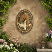 Boar Trophy Outdoor Plaque (3.0 - Inch) Side Angle